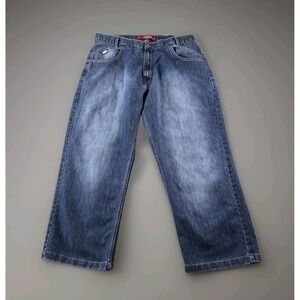 Vintage MECCA Men's Relaxed Denim Jeans HipHop Rap Skater Y2K 90s 38" X 28"